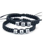 Armbanden set mom, dad | papa, mama | vaderdag, moederdag kado.