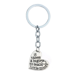 Sleutelhanger juf of meester | bedankje juf, meester  | It takes a big heart to teach little minds