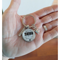 Sleutelhanger juf | Bedankt juf voor dit fijne schooljaar |  kado juf
