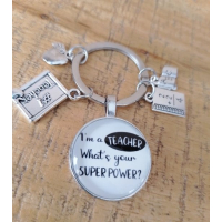 Sleutelhanger juf, meester | I'm a TEACHER What's your SUPERPOWER? | juffendag 