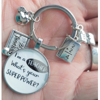 Sleutelhanger juf, meester | I'm a TEACHER What's your SUPERPOWER? | juffendag 