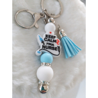 Sleutelhanger | Keep calm I'm a nurse | verpleegster, zuster | zorgmedewerker