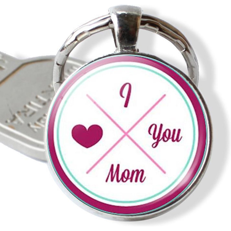 Sleutelhanger moeder | I love you mom | kado moederdag