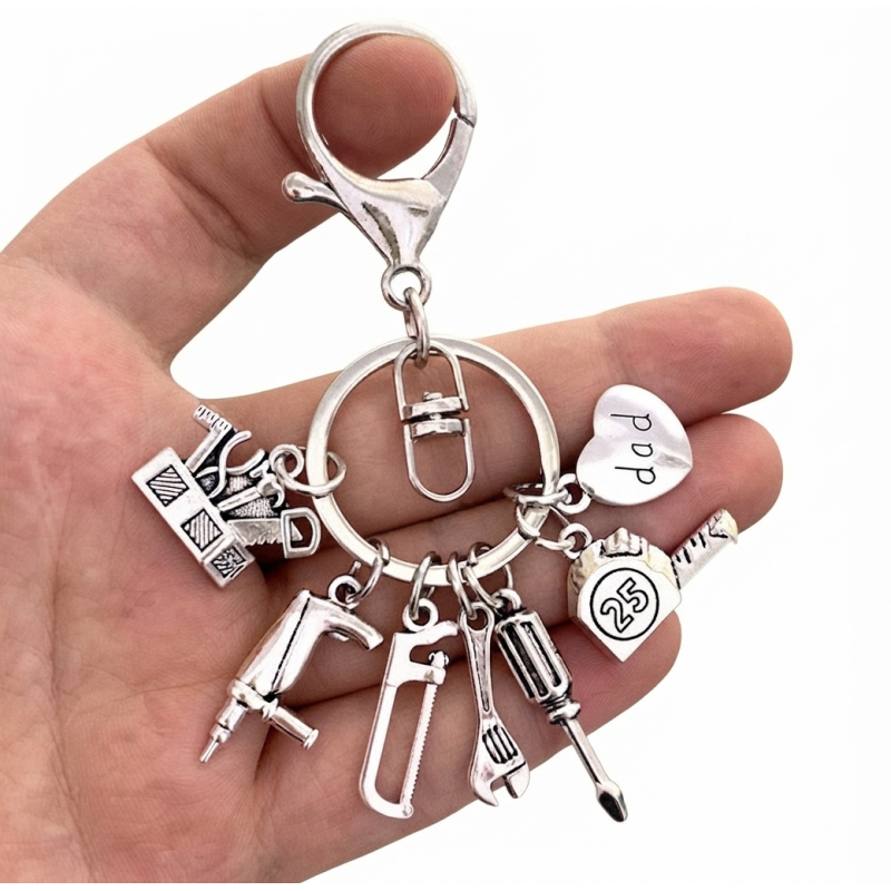 Sleutelhanger vader | vaderdag | met gereedschap