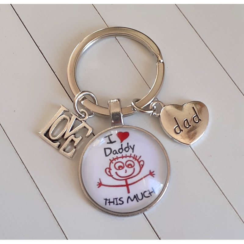 Sleutelhanger | I love daddy | vaderdag