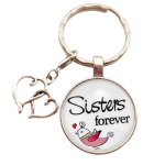 Sleutelhanger | Sisters forever |kado zus