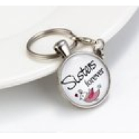 Sleutelhanger | Sisters forever |kado zus
