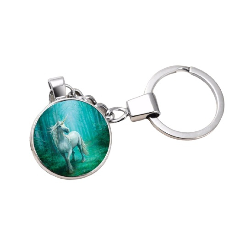 Sleutelhanger | Witte eenhoorn | unicorn