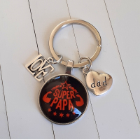Sleutelhanger | super papa | kado voor vader